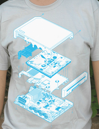 t-shirt Wii Xploded