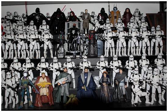 Une méga collection de figurines Star Wars