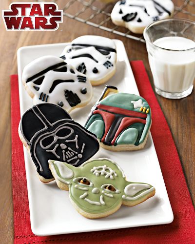 Des biscuits Star Wars en forme de personnages