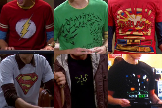 Les t-shirts de Sheldon sur SheldonShirts.com - The Big Bang Theory