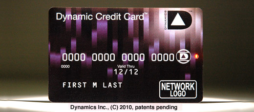 La carte de crédit 2.0 de Dynamics Inc.