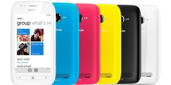 Nokia Lumia 710: tout en couleurs