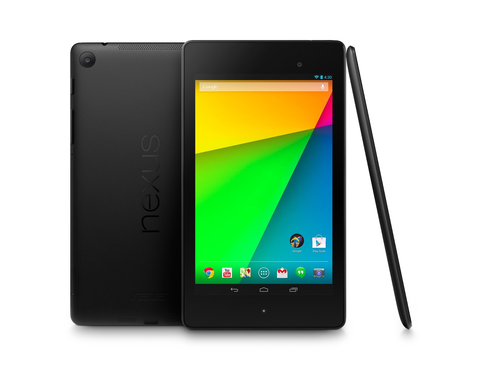 Image de presse du nouveau Nexus 7