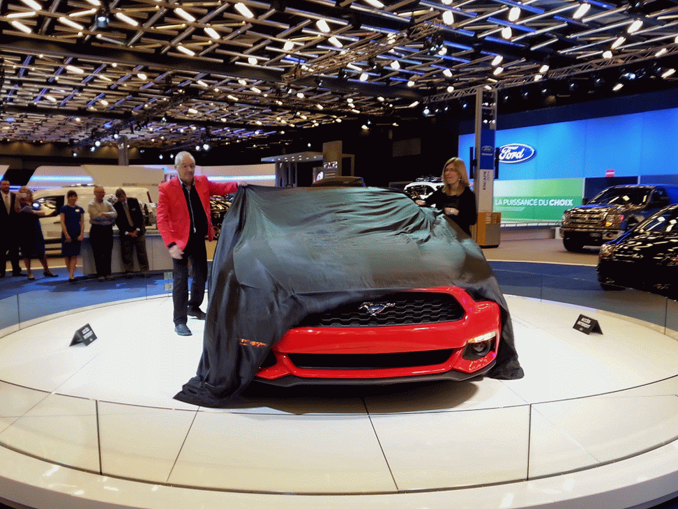 De la techno dans la Mustang 2015