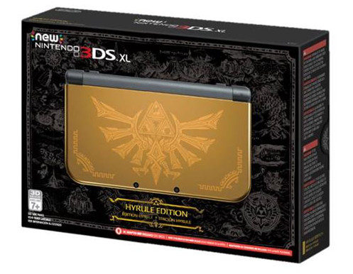 new Nintendo 3DS XL - Hyrule Edition