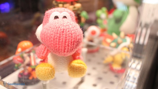 Un petit Yoshi rose en tricot