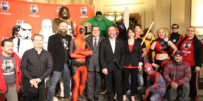 Conférence de presse du Comiccon de Montréal 2016