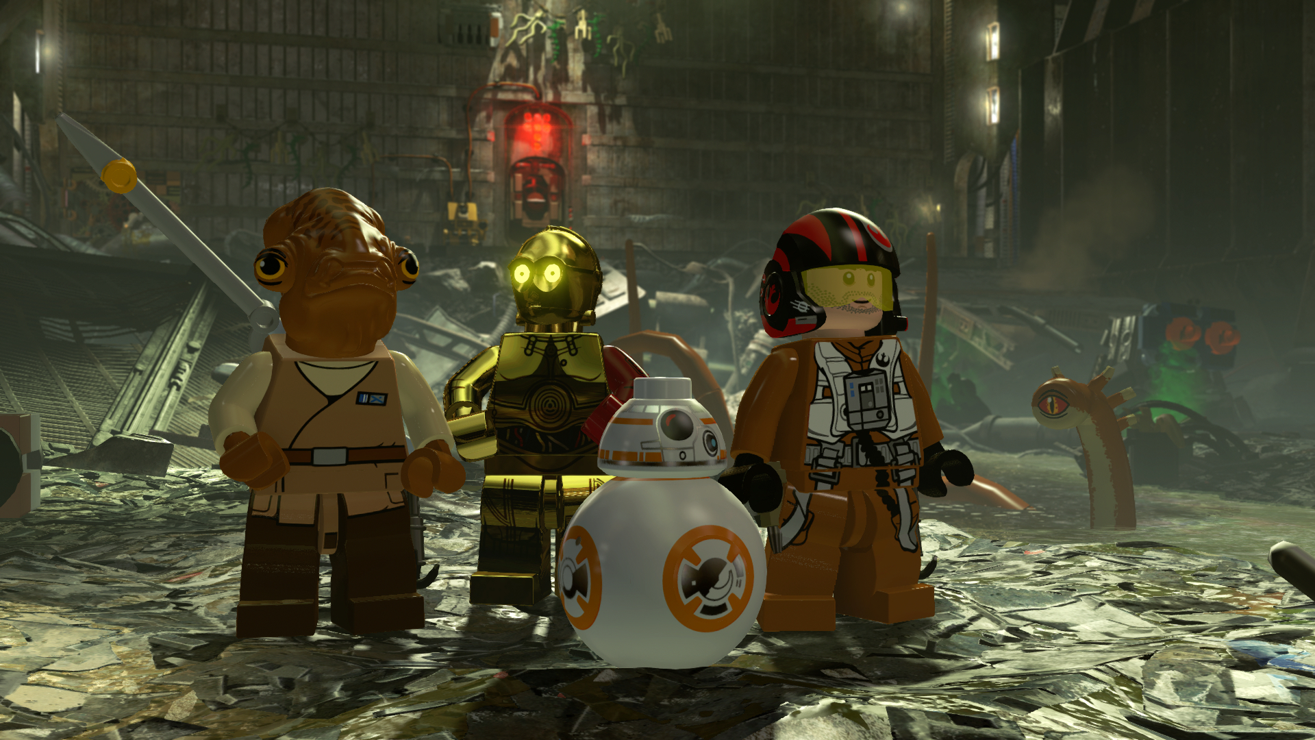 Les environnements sont aussi détaillés que les personnages - LEGO Star Wars The Force Awakens