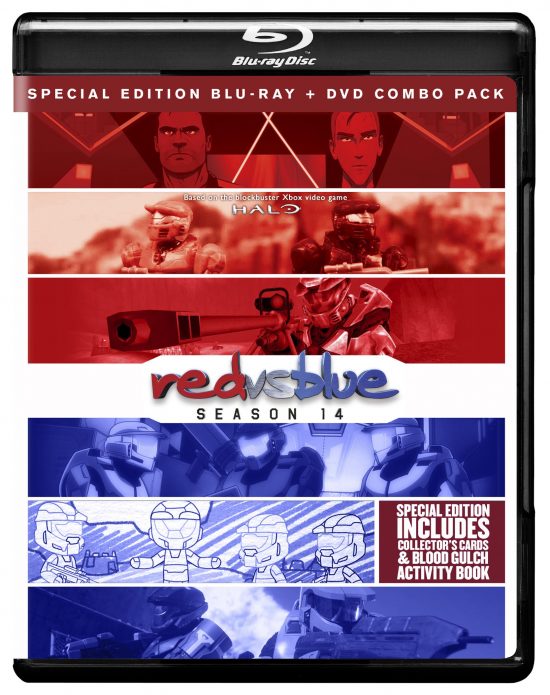 Boîtier Blu-ray de Red vs Blue saison 14