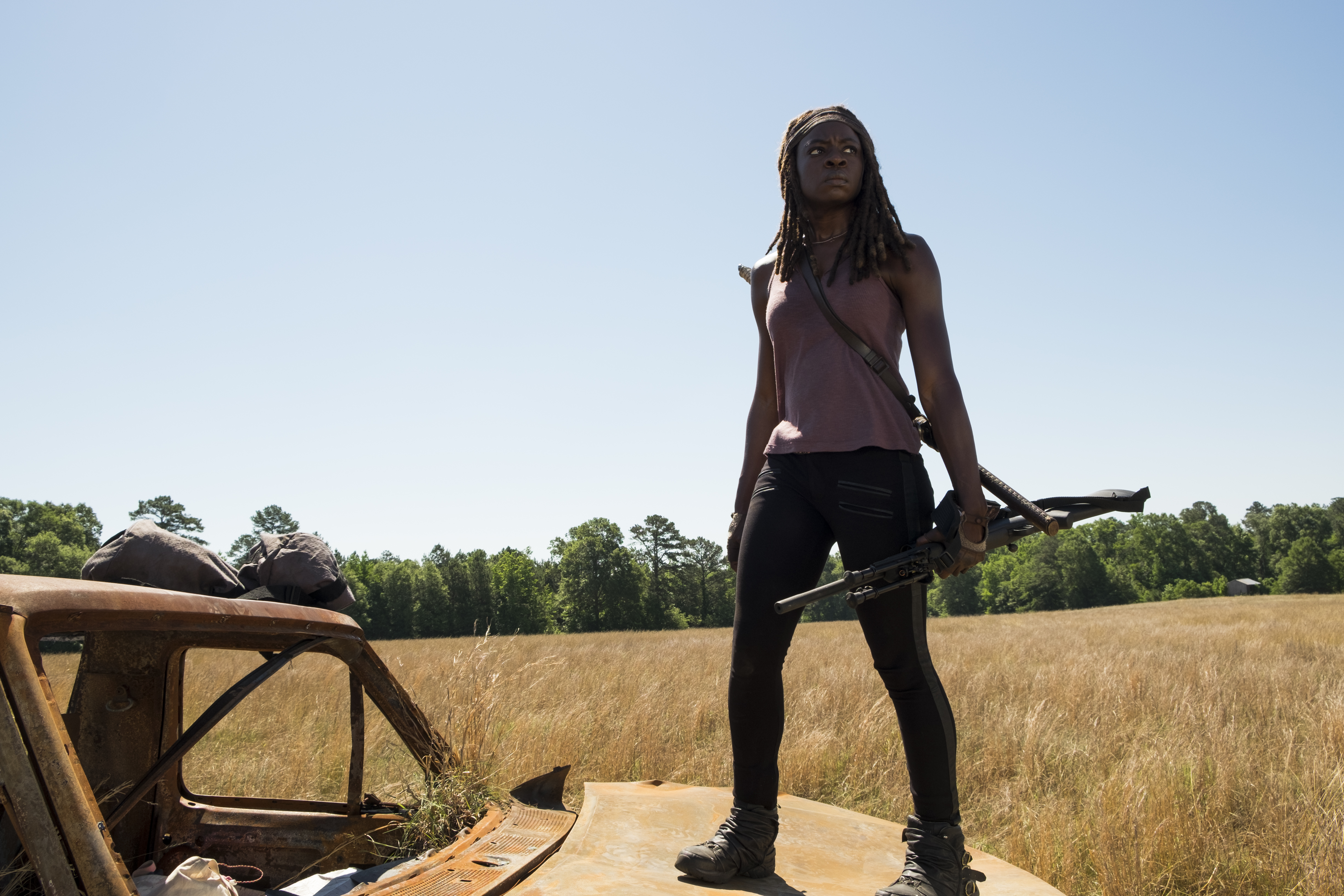 Michonne (Danai Gurira) - The Walking Dead Saison 7 Épisode 4 - Photo: Gene Page/AMC