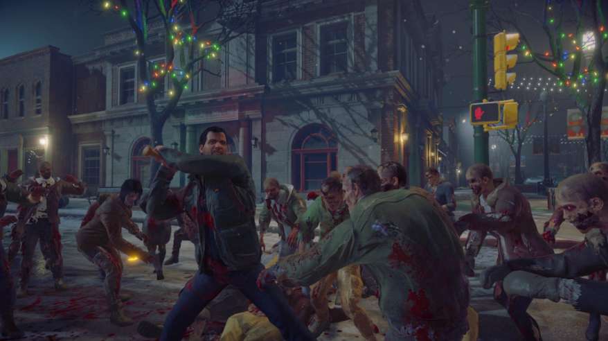 Le jeu ne se déroule pas que dans un environnement comme le premier Dead Rising, mais à travers la ville