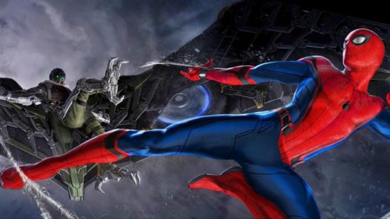 Un apercu d'un affrontement en Spider-Man et Vulture (Michael Keaton)