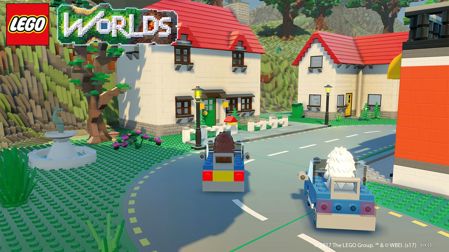 Sautez à bord d'un bolide et parcourrez vos créations dans LEGO Worlds
