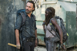 Rick Grimes (Andrew Lincoln), Michonne (Danai Gurira) - The Walking Dead Saison 7 Épisode 12 - Photo: Gene Page/AMC