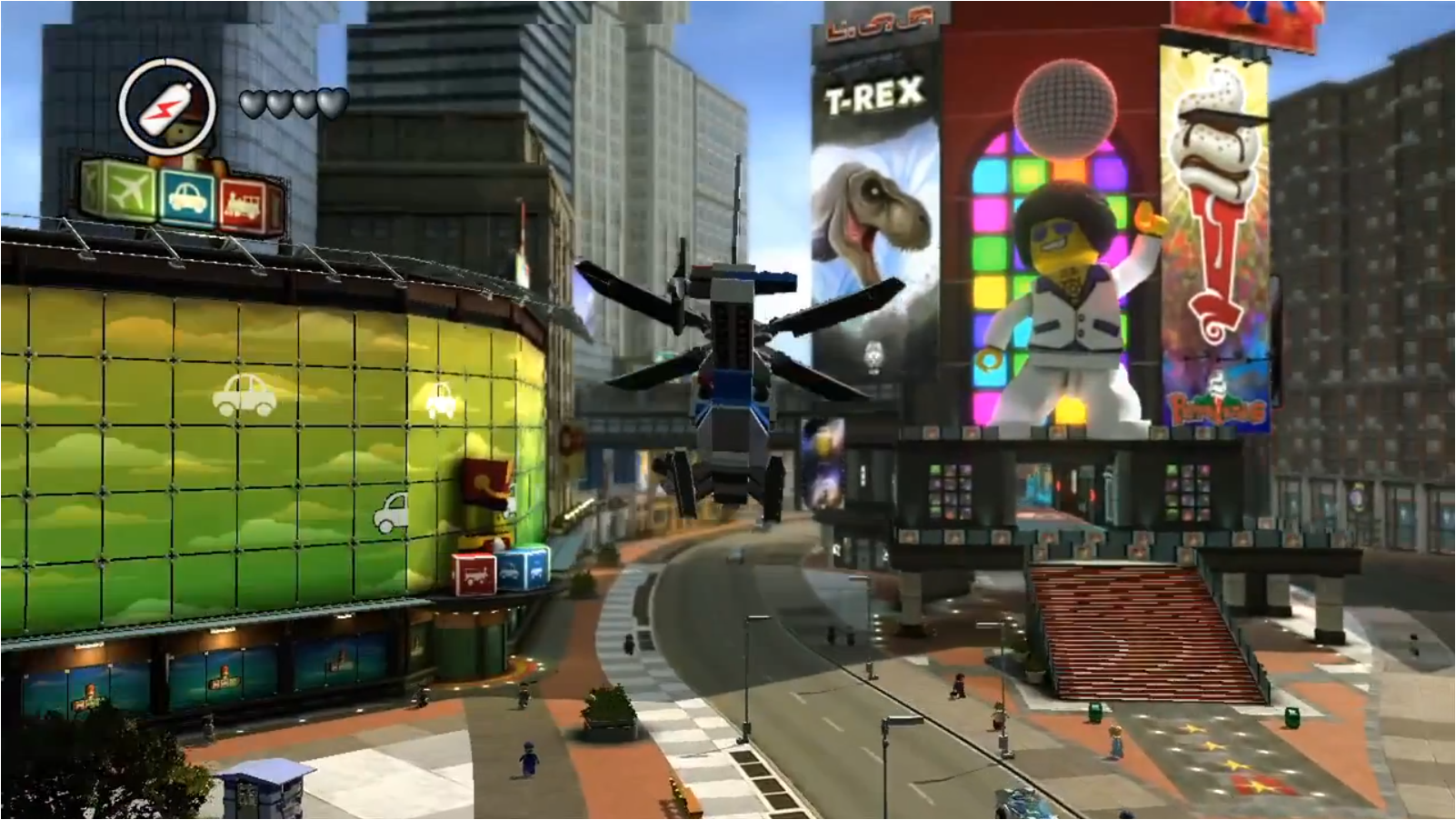 Prenez le contrôle d'un hélicoptère et explorez la vaste jungle urbaine de LEGO City Undercover