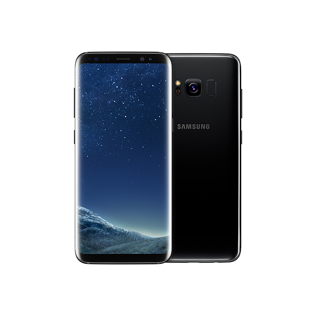Le Samsung Galaxy S8+. La différence avec le S8 est surtout la taille de l'appareil (5.8 pouces versus 6.2 pouces d'écran). Image: Samsung Canada.