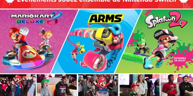 Nintendo du Canada vous invite à jouer ensemble à la Nintendo Switch avec eux!