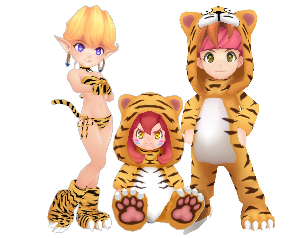 Secret of Mana costume de tigre