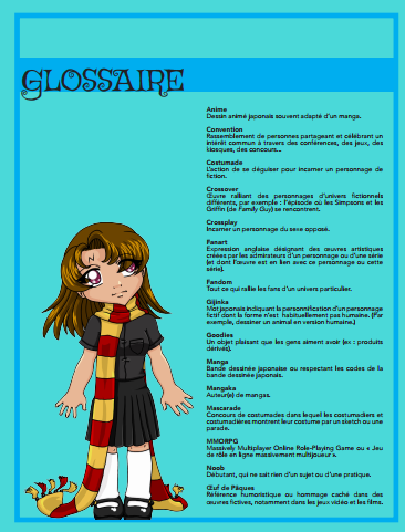 Glossaire Costumade Québec Cosplay