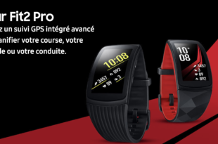 Samsung Gear Fit2 Pro | Les nouveaux objets connectés de Samsung pour l'activité physique sont en vente.