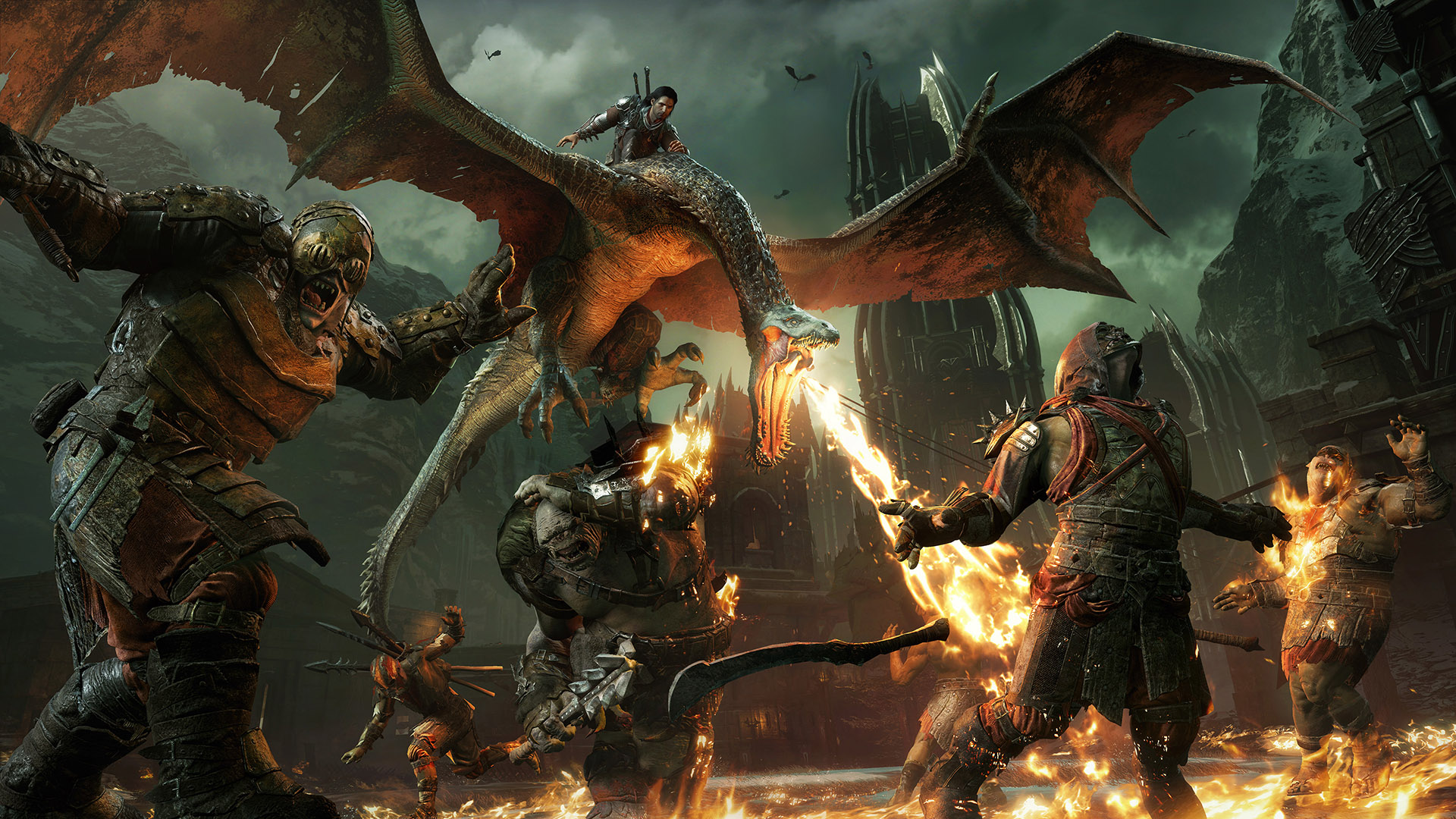 Shadow of War introduit de nouvelles bêtes à dompter, comme le drake cracheur de feu