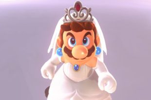 Super Mario Odyssey | Mario en robe de mariage