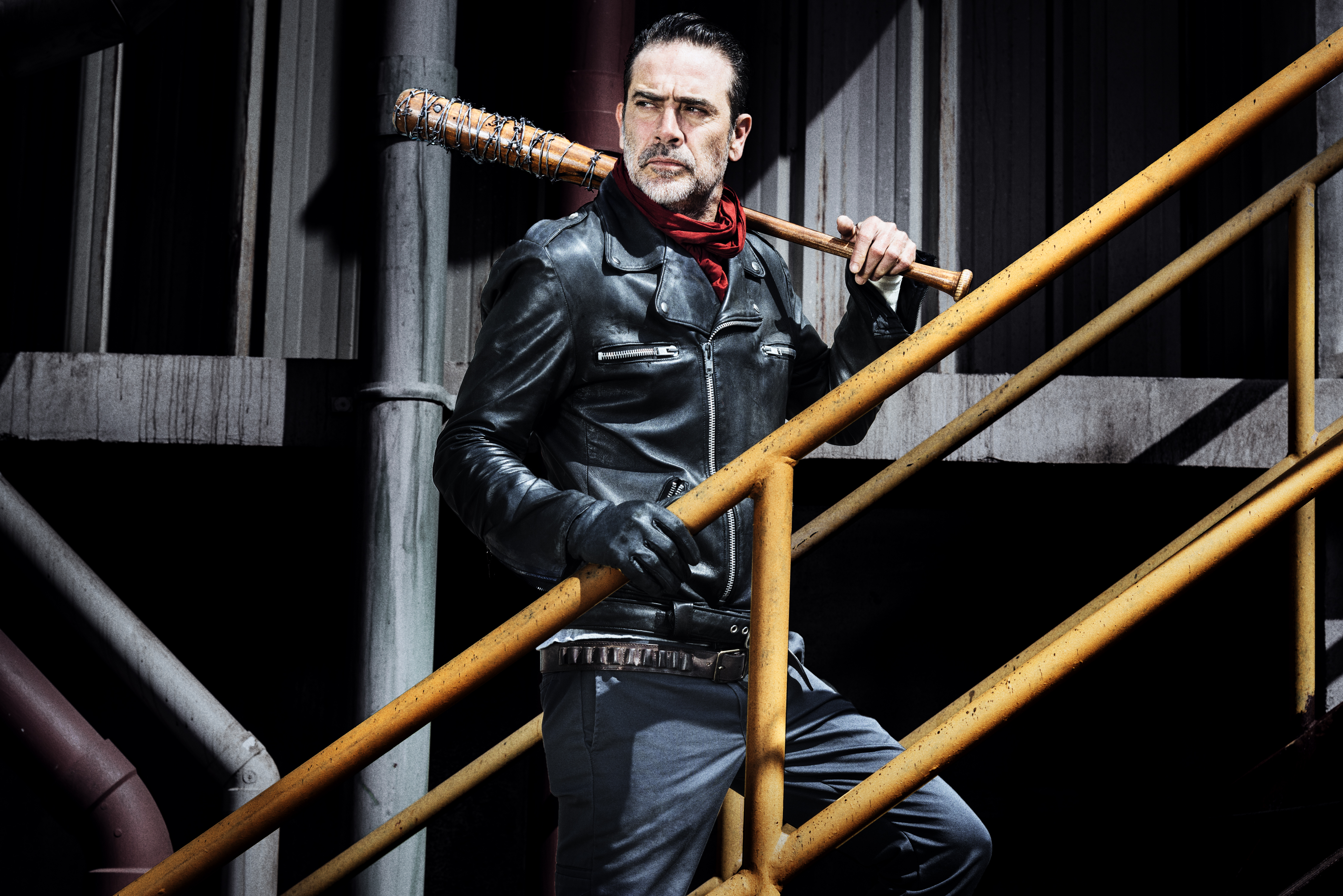 Negan (Jeffrey Dean Morgan) - The Walking Dead Saison 8 Épisode 1 - Photo: Alan Clarke/AMC