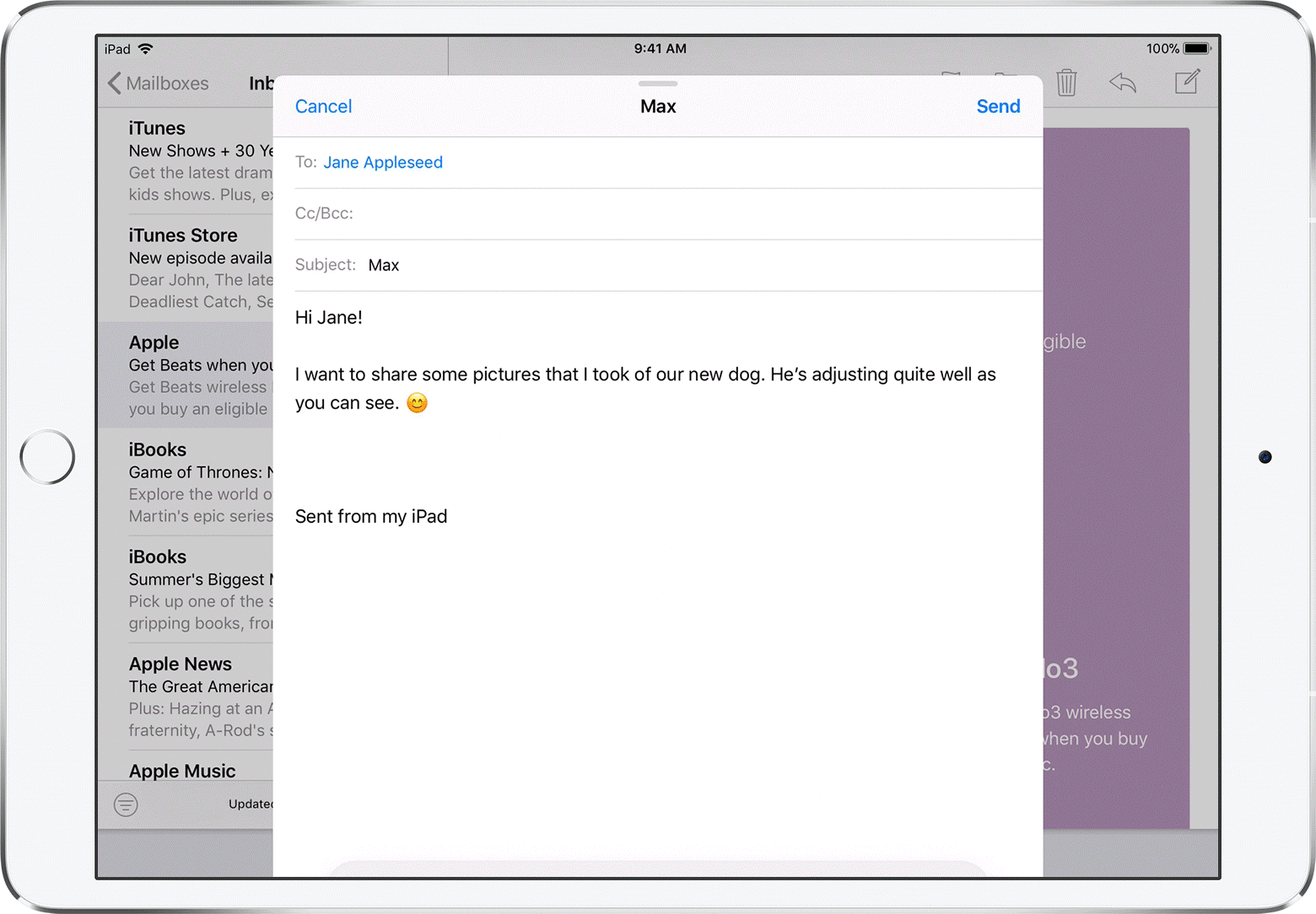 iOS11 - Split screen sur iPad Pro | Image : Courtoisie d'Apple