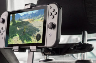 Le support d'appui-tête de voiture pour Nintendo Switch d'Olixar