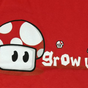 T-shirt de Mario : Grow up