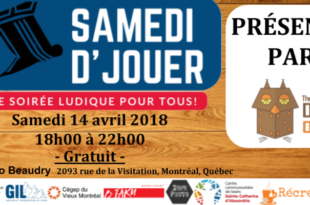 samedi d'jouer - soirée de jeux de société