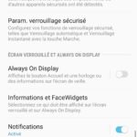 Samsung Galaxy Note8 - Paramètres de sécurité