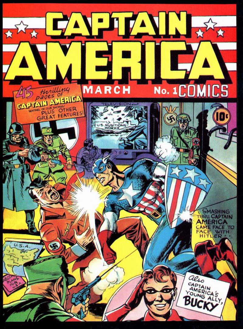 Captain America combattant Hitler