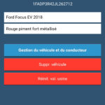 Ford Focus électrique 2018