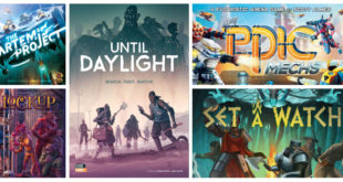 5 jeux de société sur Kickstarter Début Octobre 2018