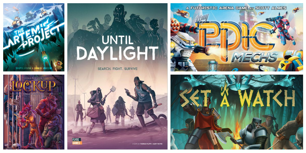 Kickstarter Les jeux de société à surveiller pour le début octobre 2018