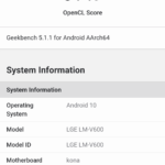 LG V60 ThinQ 5G DualScreen - benchmark