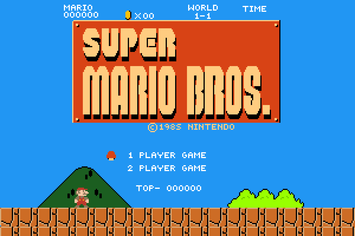 Super mario bros 1. Марио игра Денди. Супер Марио БРОС Денди. Марио стартовый экран. Super Mario Bros игры Денди.