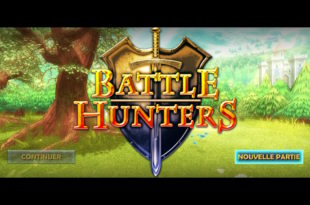 Écran titre de Battle Hunters.