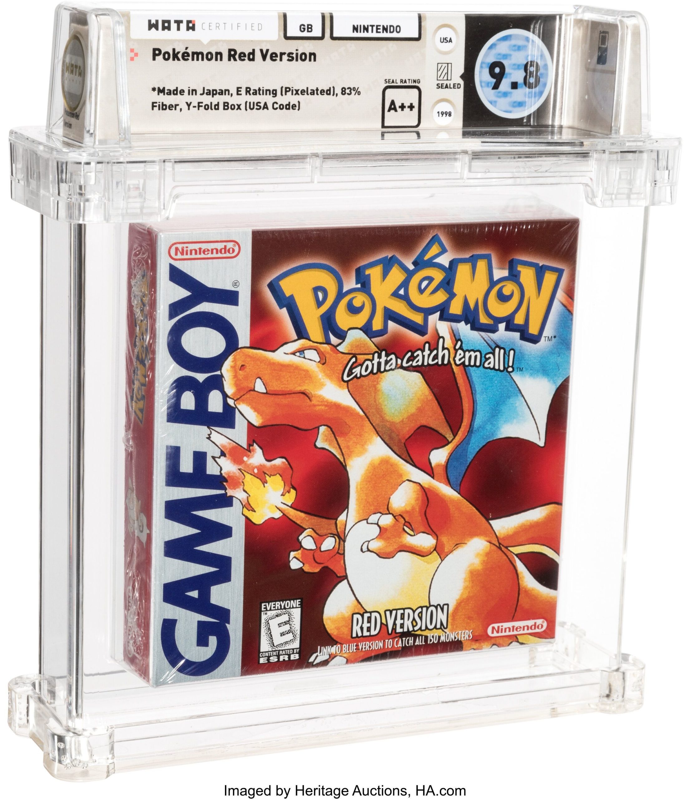 Une copie de Pokemon "Red Version" a battu les records pour un jeu de la franchise avec un montant de 84,000$US