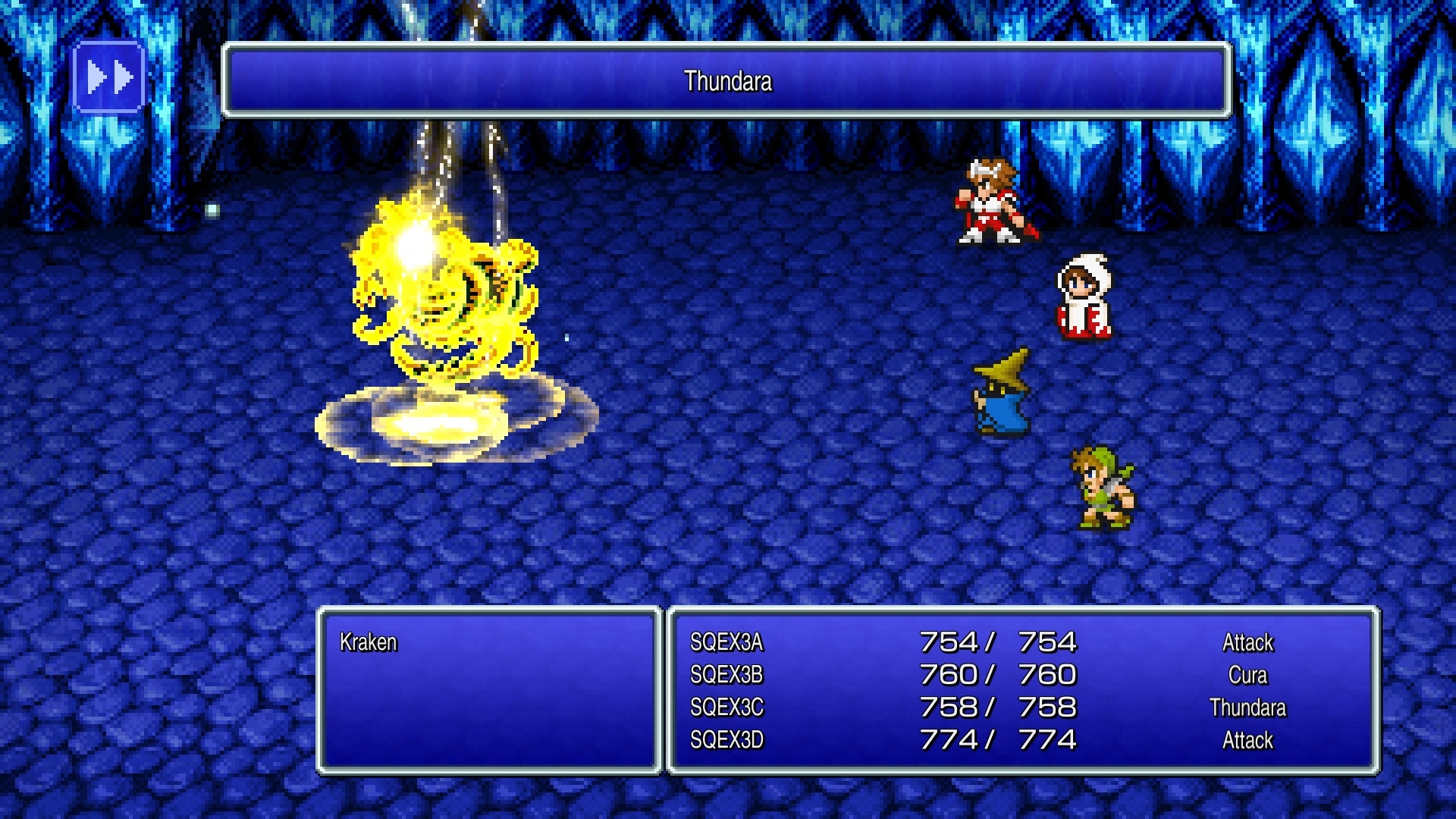 Nouvelle interface de Final Fantasy.