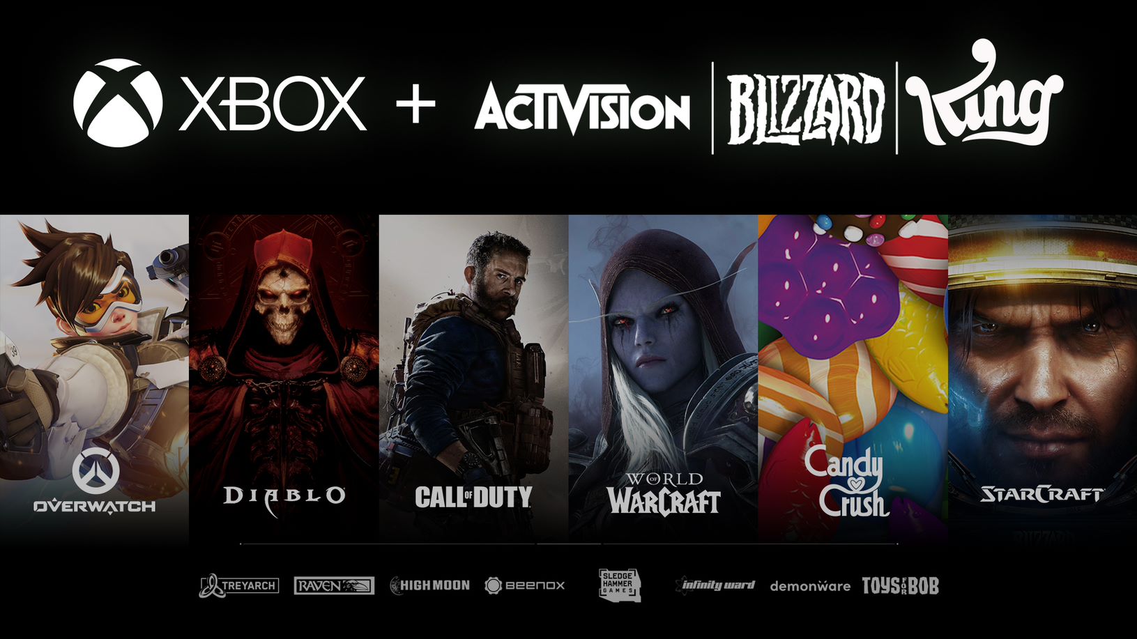 Après cette acquisition, Xbox Game Studios comprendra plus de 30 filiales