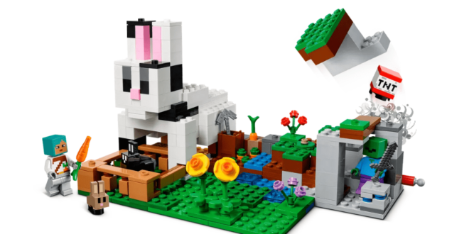 LEGO Le ranch lapin de Minecraft (21181) : le parfait premier bond