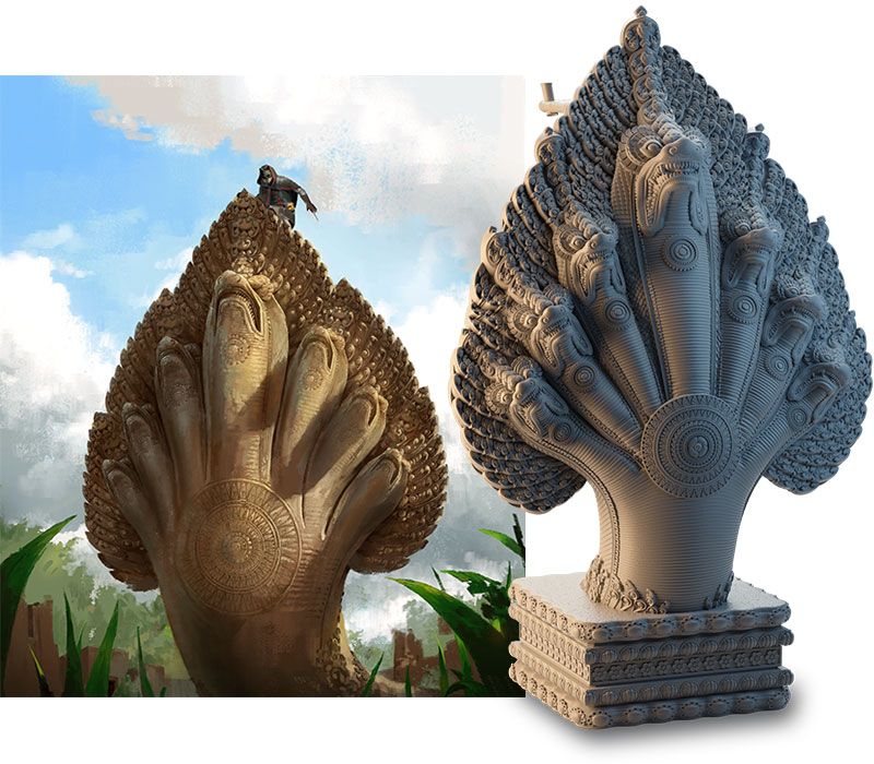 Plusieurs monuments très connus de l'Empire Khmer seront reproduits sous forme de miniatures