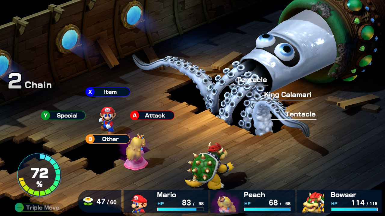 Dans Super Mario RPG, nous avons plusieurs ennemis à affronter.