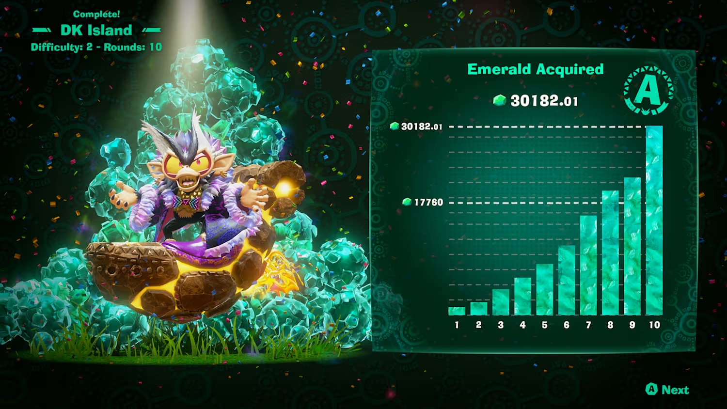 DK Bananza : DK Island & Emerald Rush