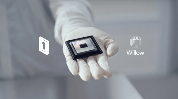 Processeur quantique Willow utilisé par Google Research pour ses expérimentations en calcul quantique.
