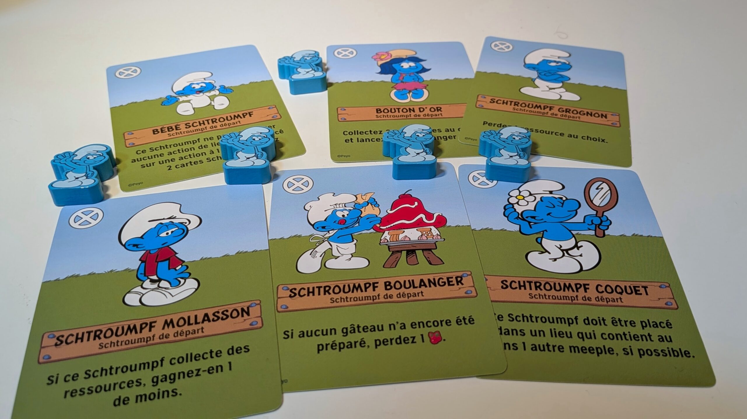 Des Schtroumpfs de base