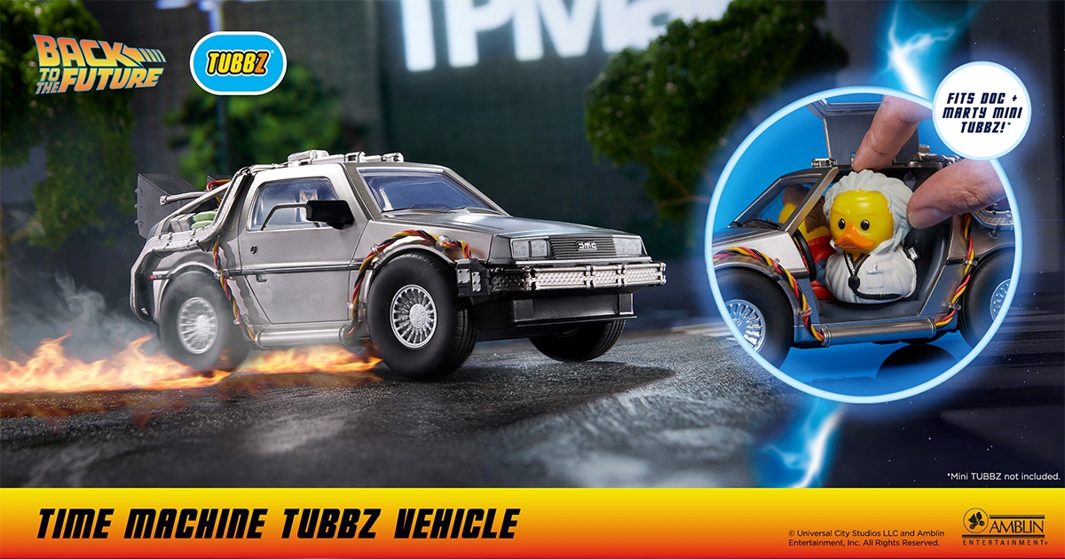 Machine à voyager dans le temps - 40 ans Retour vers le futur - TUBBZ