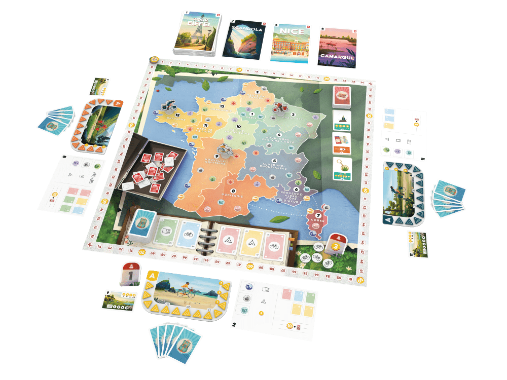 Mise en place pour 3joueurs - Image: Jeux Synapses Games